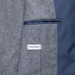 Caruso Traviata Jacket Nylon Navy Acciaio