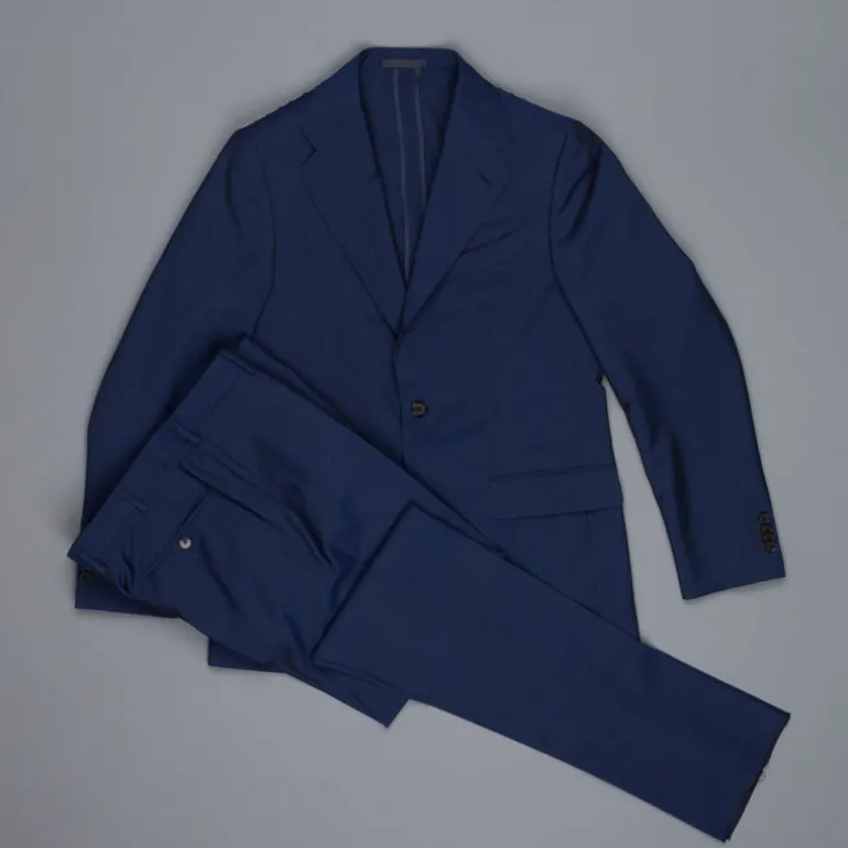 Caruso Wool Mohair Carmen Suit blu