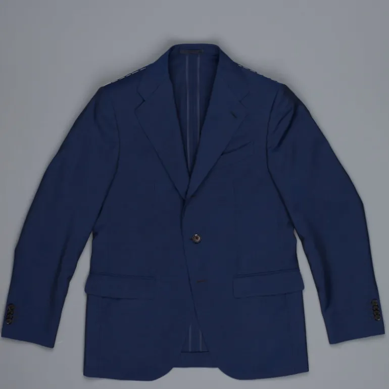 Caruso Wool Mohair Carmen Suit blu
