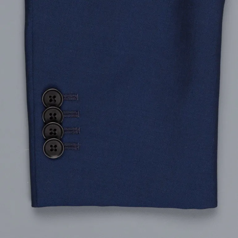 Caruso Wool Mohair Carmen Suit blu