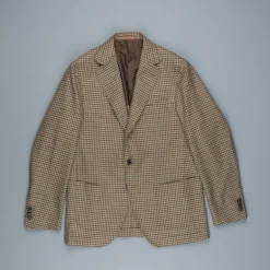 Caruso x Frans Boone x Fox Flannels Aida Jacket Super Fine Merino Gun Club - Clarck