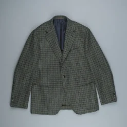 Caruso x Frans Boone x Fox Flannels Aida Jacket Lambswool Merino Gun Club - Gregory