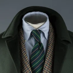 Caruso x Frans Boone x Fox Flannels Aida Jacket Lambswool Merino Gun Club - Jack