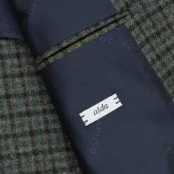 Caruso x Frans Boone x Fox Flannels Aida Jacket Lambswool Merino Gun Club - Gregory