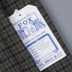 Caruso x Frans Boone x Fox Flannels Aida Jacket Lambswool Merino Gun Club - Gregory