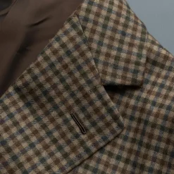 Caruso x Frans Boone x Fox Flannels Aida Jacket Super Fine Merino Gun Club - Clarck