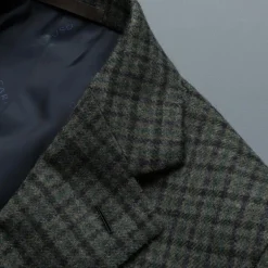 Caruso x Frans Boone x Fox Flannels Aida Jacket Lambswool Merino Gun Club - Gregory
