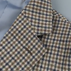 Caruso x Frans Boone x Fox Flannels Aida Jacket Super Fine Merino Gun Club - Robert