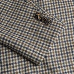 Caruso x Frans Boone x Fox Flannels Aida Jacket Super Fine Merino Gun Club - Robert