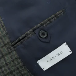 Caruso x Frans Boone x Fox Flannels Aida Jacket Lambswool Merino Gun Club - Gregory