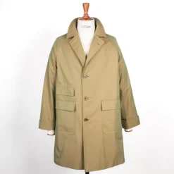 Cohérence Corb II Coat Gabardine Green