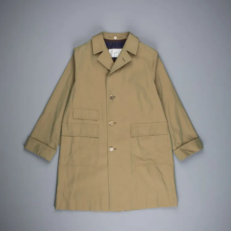 Cohérence Corb II Coat Gabardine Green