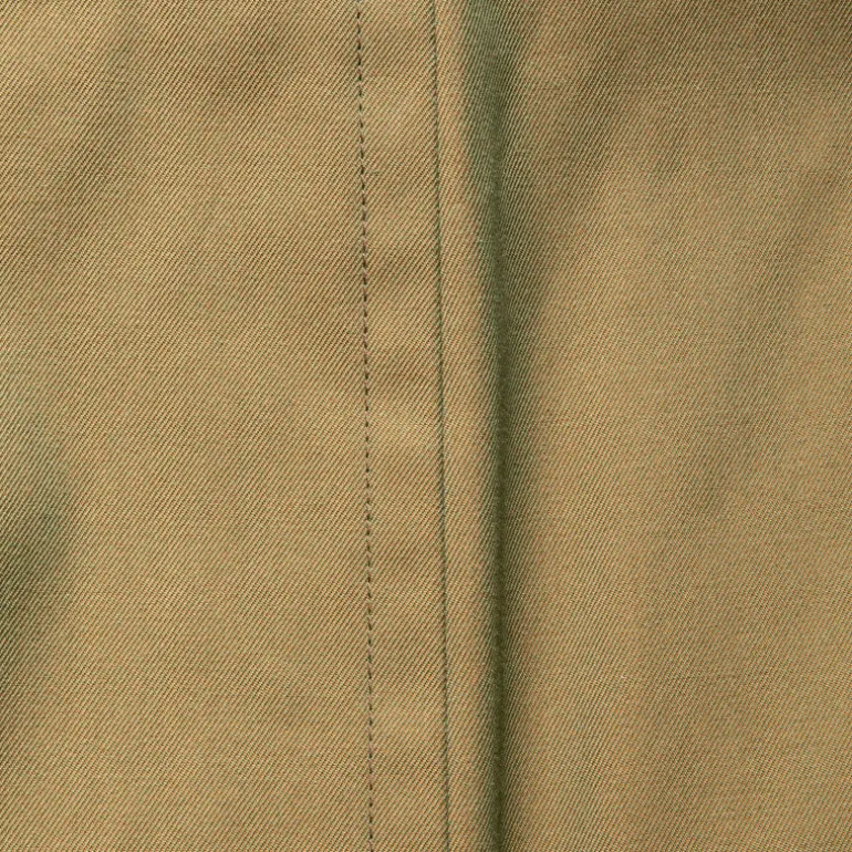Cohérence Corb II Coat Gabardine Green