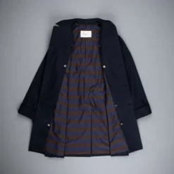 Cohérence Corb II Coat Gabardine Dark Blue