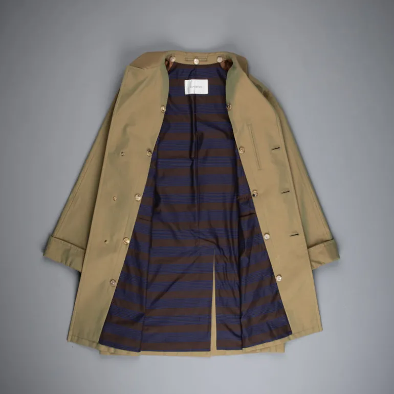 Cohérence Corb II Coat Gabardine Green