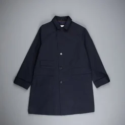 Cohérence Corb II Coat Gabardine Dark Blue