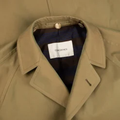 Cohérence Corb II Coat Gabardine Green