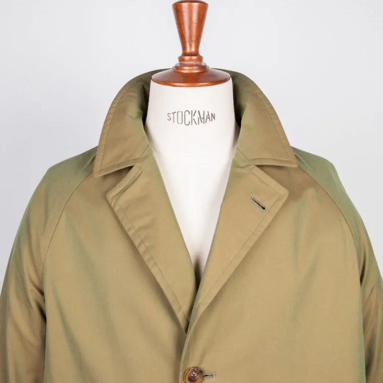 Cohérence Corb II Coat Gabardine Green