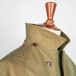 Cohérence Corb II Coat Gabardine Green
