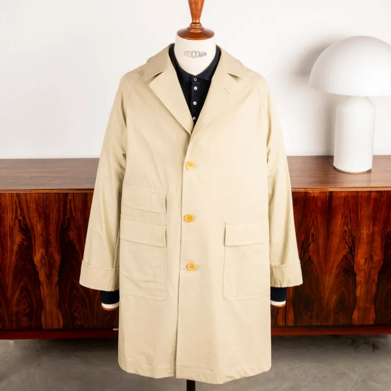 Cohérence Corb II Coat Weather Resistant Light Cotton Sand