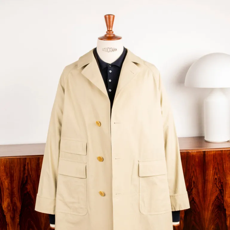Cohérence Corb II Coat Weather Resistant Light Cotton Sand