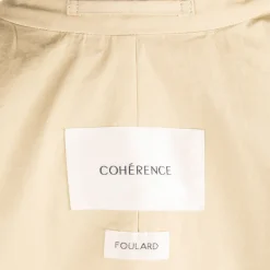 Cohérence Corb II Coat Weather Resistant Light Cotton Sand
