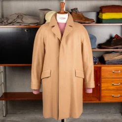 Cohérence Corb Melton Jersey overcoat camel