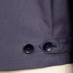 Cohérence Gianni Weather Resistant Light Cotton Jacket Slate Blue