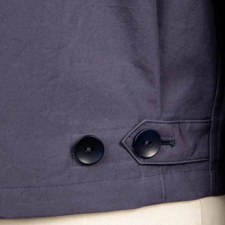Cohérence Gianni Weather Resistant Light Cotton Jacket Slate Blue