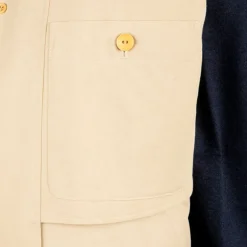 Cohérence Gianni Weather Resistant Light Cotton Jacket Sand