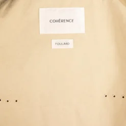 Cohérence Gianni Weather Resistant Light Cotton Jacket Sand