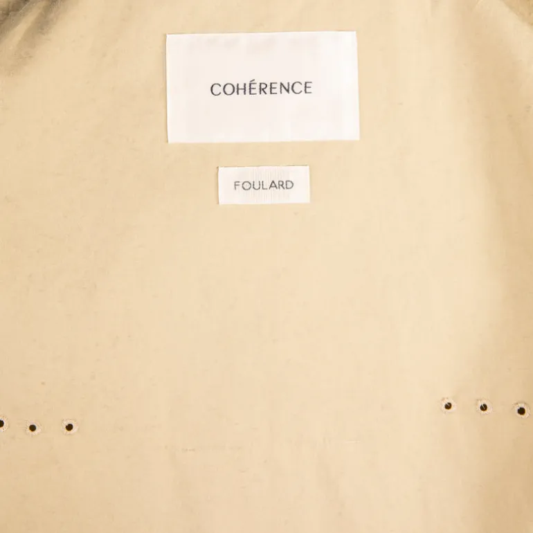 Cohérence Gianni Weather Resistant Light Cotton Jacket Sand