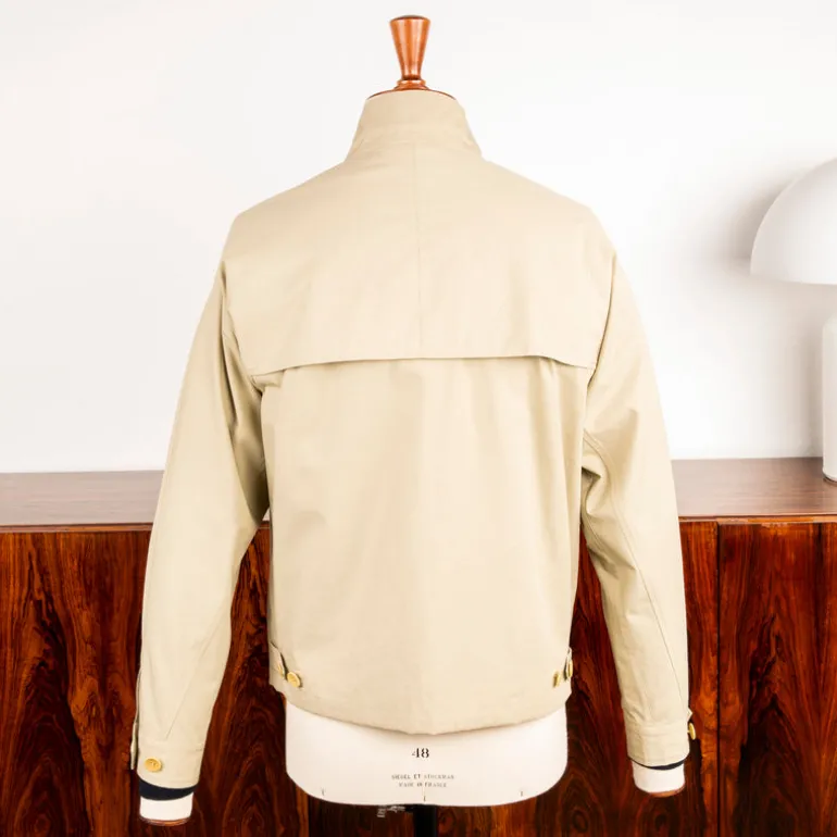 Cohérence Gianni Weather Resistant Light Cotton Jacket Sand