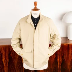 Cohérence Gianni Weather Resistant Light Cotton Jacket Sand