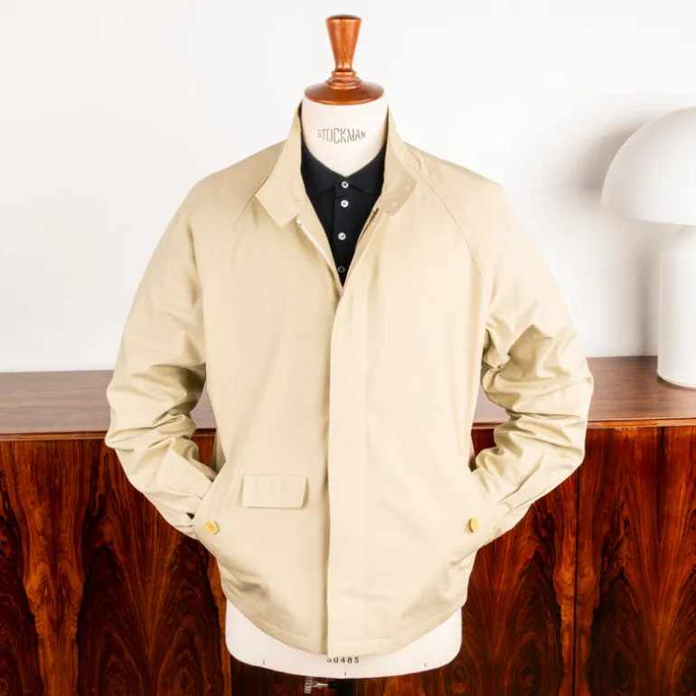 Cohérence Gianni Weather Resistant Light Cotton Jacket Sand