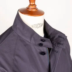 Cohérence Gianni Weather Resistant Light Cotton Jacket Slate Blue