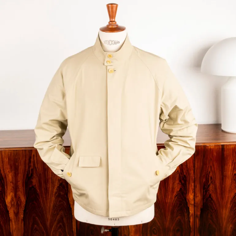 Cohérence Gianni Weather Resistant Light Cotton Jacket Sand