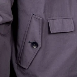 Cohérence Gianni Weather Resistant Light Cotton Jacket Slate Blue