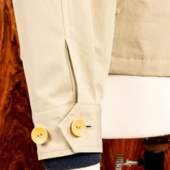 Cohérence Gianni Weather Resistant Light Cotton Jacket Sand