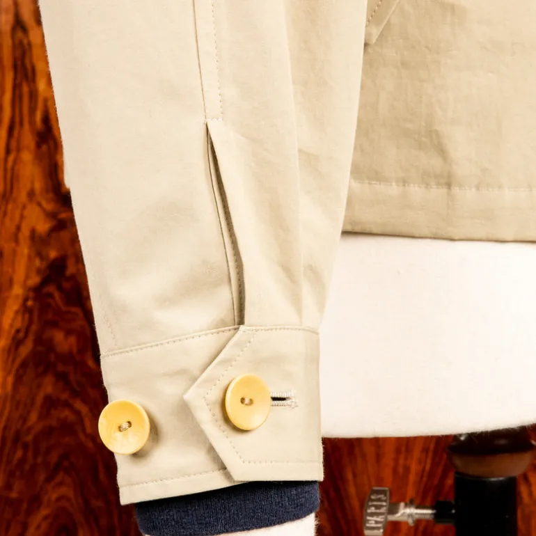 Cohérence Gianni Weather Resistant Light Cotton Jacket Sand