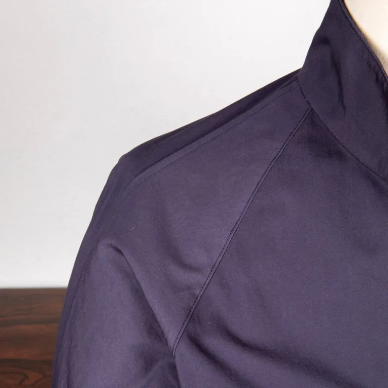 Cohérence Gianni Weather Resistant Light Cotton Jacket Slate Blue