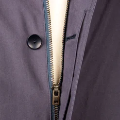 Cohérence Gianni Weather Resistant Light Cotton Jacket Slate Blue