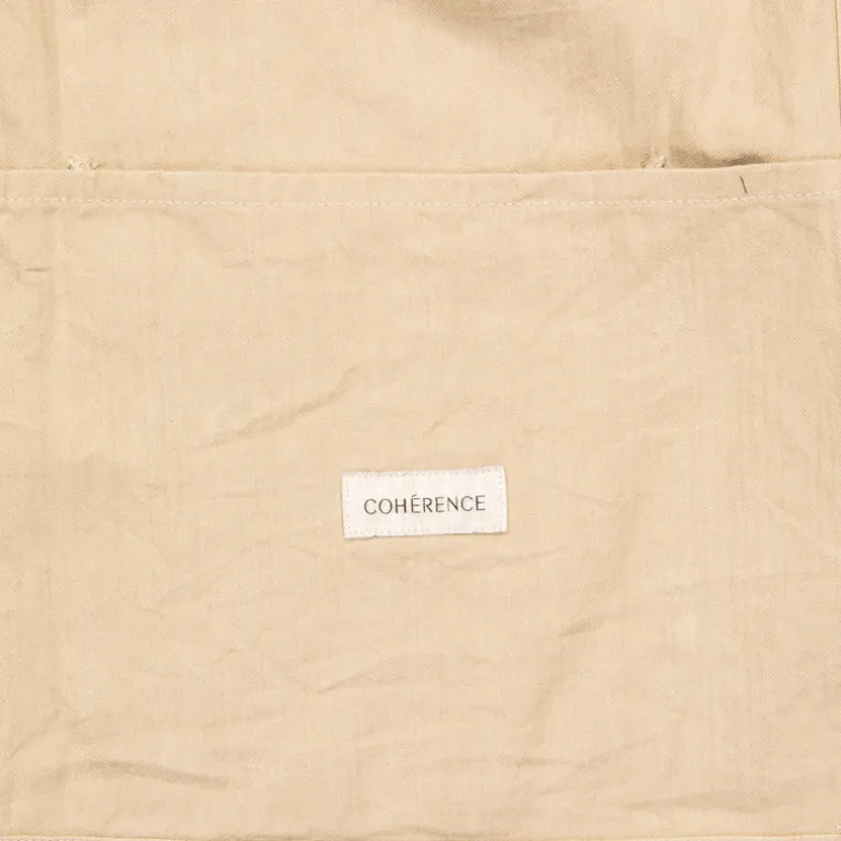 Cohérence Jackson Jacket Linen Cotton Chevron Ivory