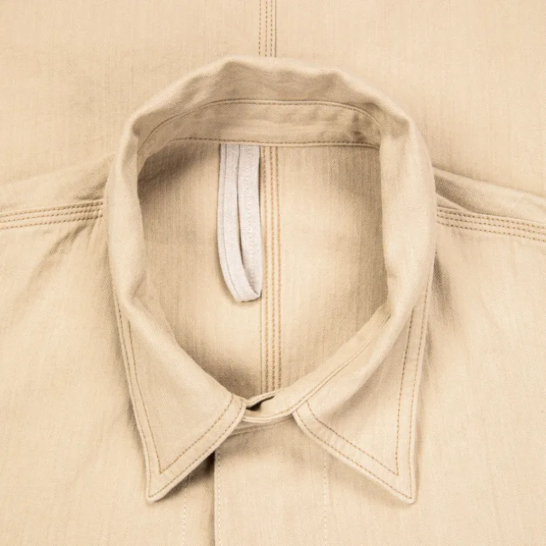 Cohérence Jackson Jacket Linen Cotton Chevron Ivory