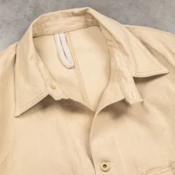 Cohérence Jackson Jacket Linen Cotton Chevron Ivory