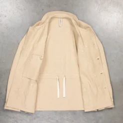 Cohérence Kees Jacket Linen Cotton Chevron Ivory