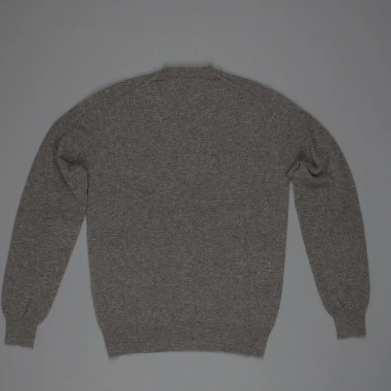 Comme des Garçons PLAY Mens Pullover Gold Heart Charcoal