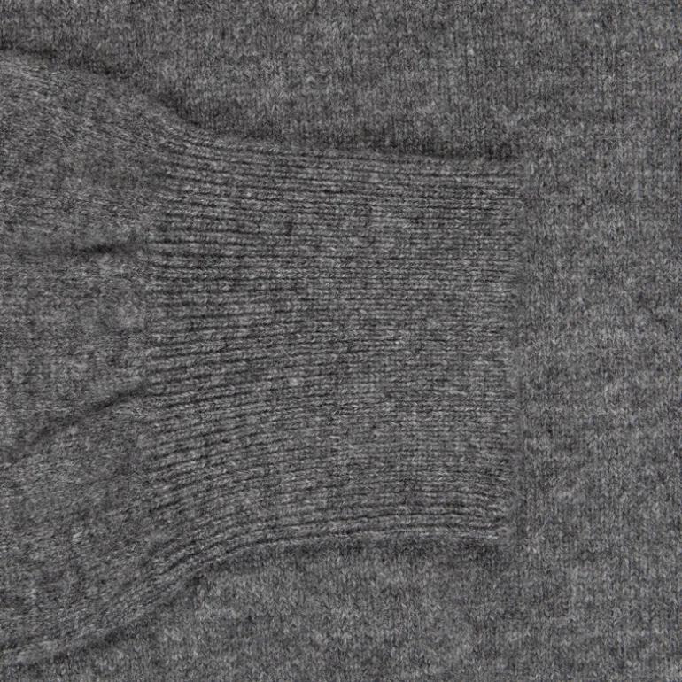 Comme des Garçons PLAY Mens Pullover Gold Heart Charcoal