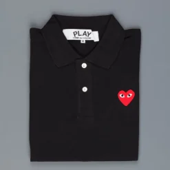 Comme des Garçons PLAY polo shirt Black