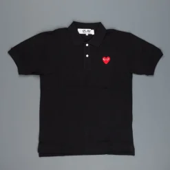 Comme des Garçons PLAY polo shirt Black